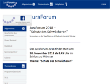 Tablet Screenshot of juraforum.net