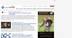 Desktop Screenshot of juraforum.de